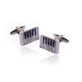 Elegante Elegancia Cufflinks de Plata Regalos de Boda para Hombres y Mujeres